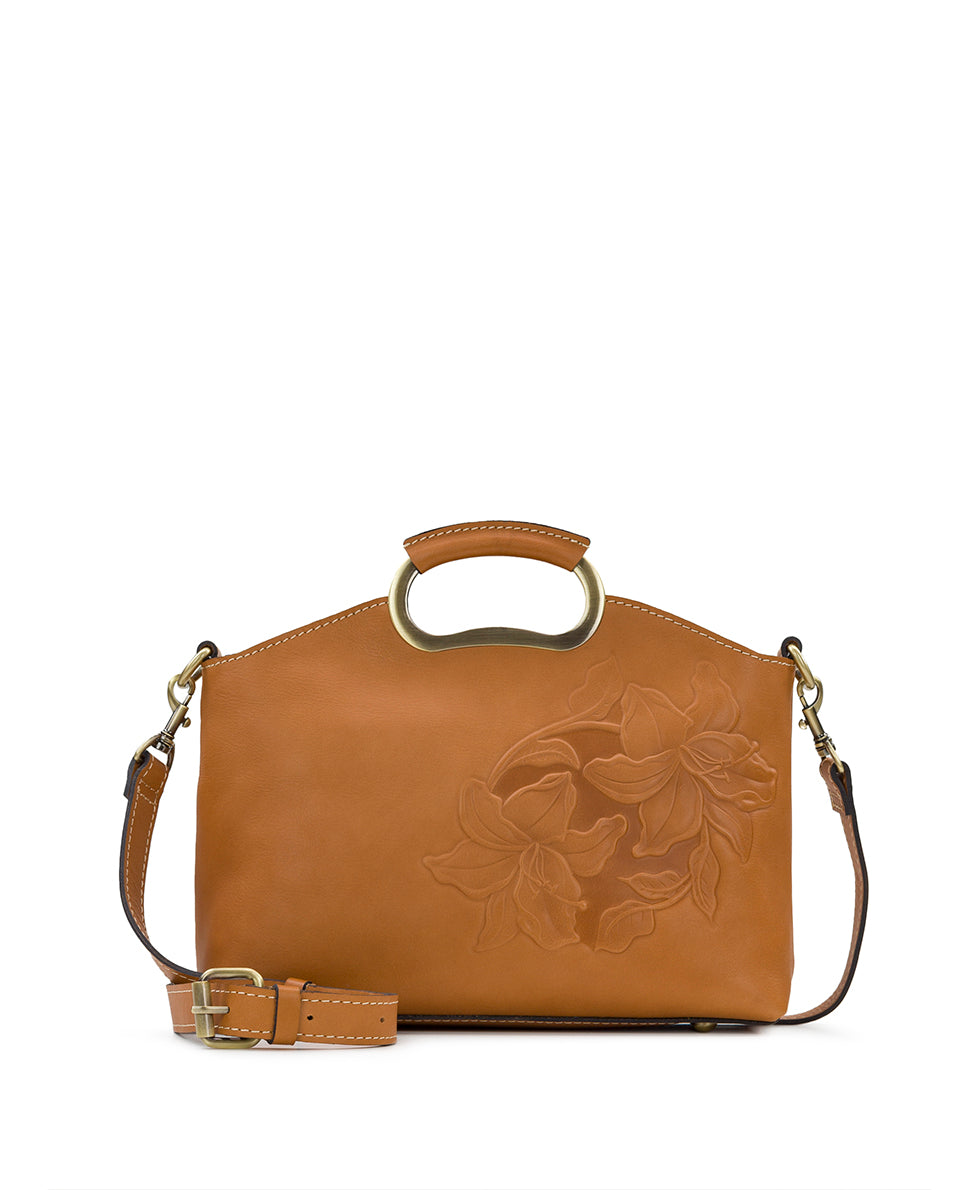 Valletta Top Handle Crossbody - Parisian Floral Tooled